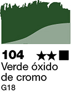 COLORES AL OLEO - VERDE OXIDO DE CROMO, 22 ML