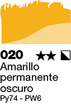 COLORES AL OLEO - AMARILLO PERMANENTE CLARO, 60 ML