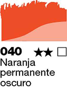 COLORES AL OLEO - NARANJA PERMANENTE OSCURO G2, 60 ML