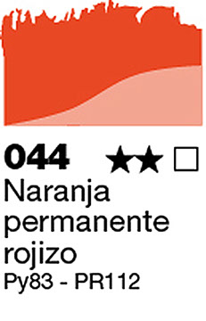 COLORES AL OLEO - NARANJA PERMANENTE ROJIZO, 60 ML