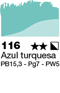 COLORES AL OLEO - AZUL TURQUESA, 60 ML