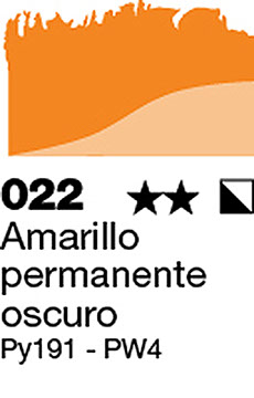 COLORES AL OLEO - AMARILLO PERMANENTE OSCURO, 120 ML