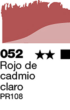 COLORES AL OLEO - ROJO DE CADMIO CLARO G2, 120 ML